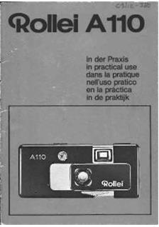 Rollei A 110 Printed Manual